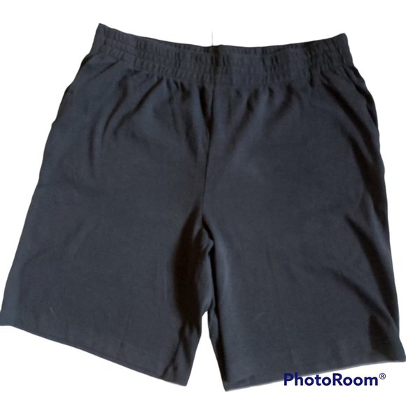 Women's Lands' End Pull On Cotton Shorts - Size L - Picture 1 of 5